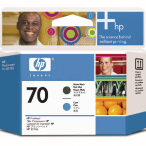 HP        Druckkopf 70 matt-schwarz/cyan C9404A    DesignJet Z2100
