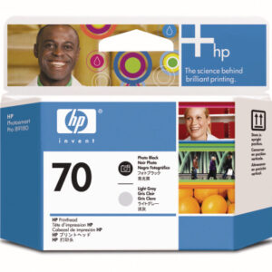 HP        Druckkopf 70  ph-schw./lg-grey C9407A    DesignJet Z2100/Z3100