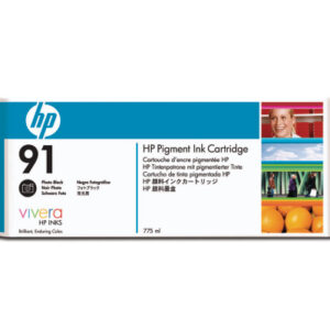 HP        Tintenpatrone 91 schwarz photo C9465A    DesignJet Z6100          775ml