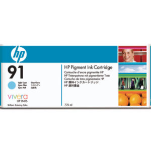 HP        Tintenpatrone 91    cyan light C9470A    DesignJet Z6100          775ml