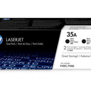 HP        Toner-Modul 35A        schwarz CB435AD   LaserJet P1005         2 Stück