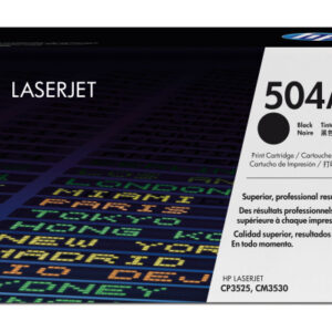 HP        Toner-Modul 504A       schwarz CE250A    Color LaserJet CP3525  5000 S.
