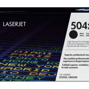 HP        Toner-Modul 504X       schwarz CE250X    Color LaserJet CP3525 10'000 S