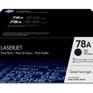 HP        Toner-Modul 78A        schwarz CE278AD   LaserJet Pro P1566     2 Stück