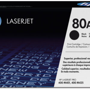 HP        Toner-Modul 80A        schwarz CF280A    LaserJet Pro 400   2560 Seiten