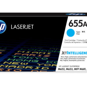 HP        Toner-Modul 655A          cyan CF451A    CLJ Enterprise M652  10'500 S.