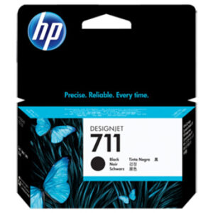 HP        Tintenpatrone 711      schwarz CZ129A    DesignJet T120/520        38ml