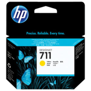 HP        Tintenpatrone 711       yellow CZ132A    DesignJet T120/520        29ml