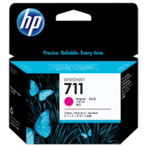 HP        Tintenpatrone 711      magenta CZ135A    DesignJet T120/520      3x29ml