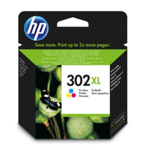 HP        Tintenpatrone 302XL      color F6U67AE   OfficeJet 3830      330 Seiten