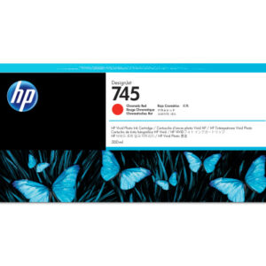 HP        Tintenpatrone 745   chrom. red F9K06A    DesignJet Z5600          300ml