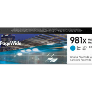 HP        Tintenpatrone 981X        cyan L0R09A    PW Enterprise 556    10'000 S.