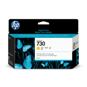 HP        Tintenpatrone 730       yellow P2V64A    DesignJet T1700          130ml