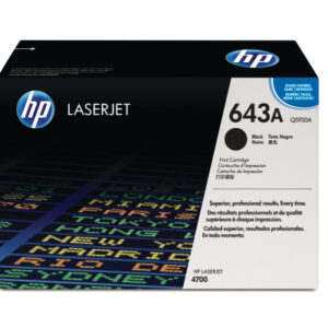 HP        Toner-Modul 643A       schwarz Q5950A    Color LaserJet 4700  11'000 S.