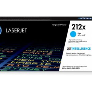 HP        Toner-Modul 212X          cyan W2121X    CLJ Ent.M554/M555    10'000 S.