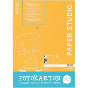 I AM CREA Fotokarton-Block            A4 82000.02  270g, assortiert      10 Blatt