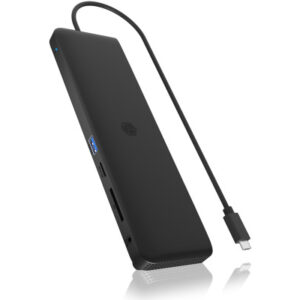 ICY BOX   USB-C Triple DockingStation IBDK2116C 4K, 2xHDMI & 1xDP, 4x USB, GB