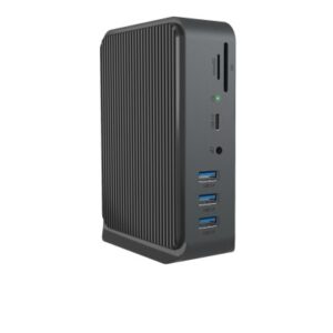 ICY BOX   Dual Dockingstation      black IB-DK2261 2x HDMI, 3x USB 3.2, GLAN