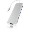 ICY BOX   USB Type-C Notebook IB-DK4034 Dockingstation silver/white – Bild 2