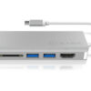 ICY BOX   USB Type-C Notebook IB-DK4034 Dockingstation silver/white – Bild 3