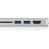 ICY BOX   USB Type-C Notebook IB-DK4034 Dockingstation silver/white – Bild 4
