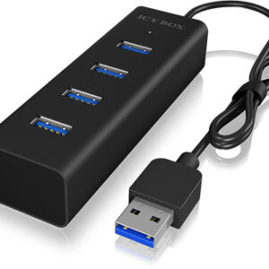 ICY BOX   4 Port Hub Type A      USB 3.0 IBHUB1409 Aluminium                black