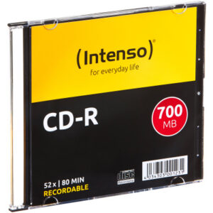 INTENSO   CD-R    Slim       80MIN/700MB 1001622   52X                     10 Pcs