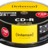 INTENSO   CD-R Cake Box      80MIN/700MB 1801124   52x Printable           25 Pcs