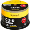 INTENSO   CD-R  Cake Box     80MIN/700MB 1801125   52x Printable           50 Pcs