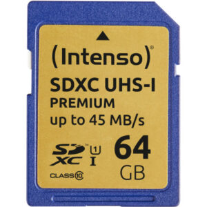 INTENSO   SDXC Card PREMIUM         64GB 3421490   UHS-I