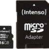 INTENSO   Micro SDHC Card PREMIUM   16GB 3423470   with adapter, UHS-I