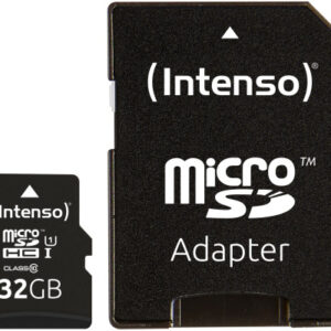 INTENSO   Micro SDHC Card PREMIUM   32GB 3423480   with adapter, UHS-1