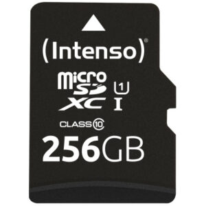INTENSO   Micro SD Secure Digital Cards 3423492   SD Adapter               256GB