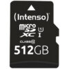 INTENSO   Micro SD Secure Digital Cards 3423493   SD Adapter               512GB