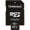 INTENSO   Micro SDXC Card PRO       64GB 3433490   with adapter, UHS-I – Bild 2