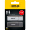 INTENSO   USB-Stick Alu Line        32GB 3521480   USB 2.0            double pack – Bild 3