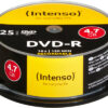 INTENSO   DVD-R   Cake Box         4.7GB 4101154   16X                     25 Pcs