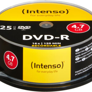 INTENSO   DVD-R   Cake Box         4.7GB 4101154   16X                     25 Pcs