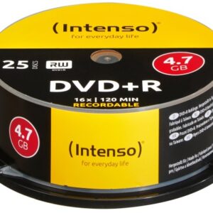 INTENSO   DVD+R Cake Box           4.7GB 4111154   16x                     25 Pcs