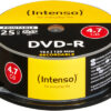 INTENSO   DVD-R Cake Box          4.7 GB 4801154   16x Printable           25 Pcs