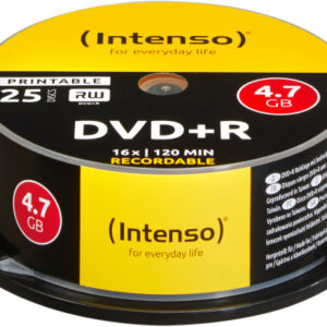 INTENSO   DVD+R    Cake Box        4.7GB 4811154   16X      print.         25 PCS