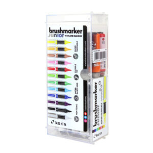 KARIN     Brush Marker JUNIOR + blender 27C10     Basic colours         12 Stück