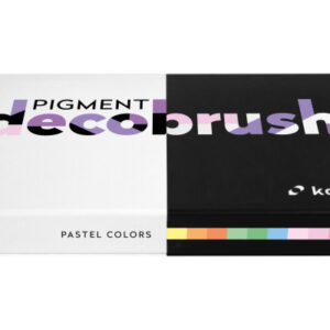 KARIN     Pigment Deco Brush 29C7      Pastel Colors Set    12 Farben