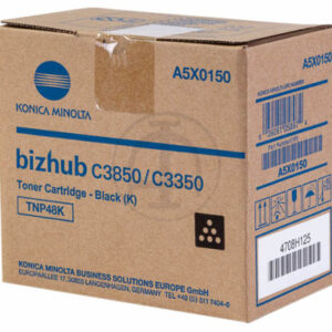 KONICA    Toner TNP48K           schwarz A5X0150   Bizhub C3850     10'000 Seiten