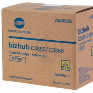KONICA    Toner TNP48Y            yellow A5X0250   Bizhub C3850     10'000 Seiten