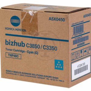 KONICA    Toner TNP48C              cyan A5X0450   Bizhub C3850     10'000 Seiten
