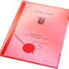 LEITZ     Sichtmappen Premium         A4 41530025  rot, 0,15mm          100 Stück – Bild 2