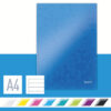 LEITZ     Notizbuch WOW               A4 46251036  liniert, 90g              blau – Bild 3