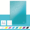 LEITZ     Notizbuch WOW               A4 46251051  liniert, 90g           eisblau – Bild 3