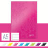 LEITZ     Notizbuch WOW               A5 46271023  liniert, 90g              pink – Bild 3